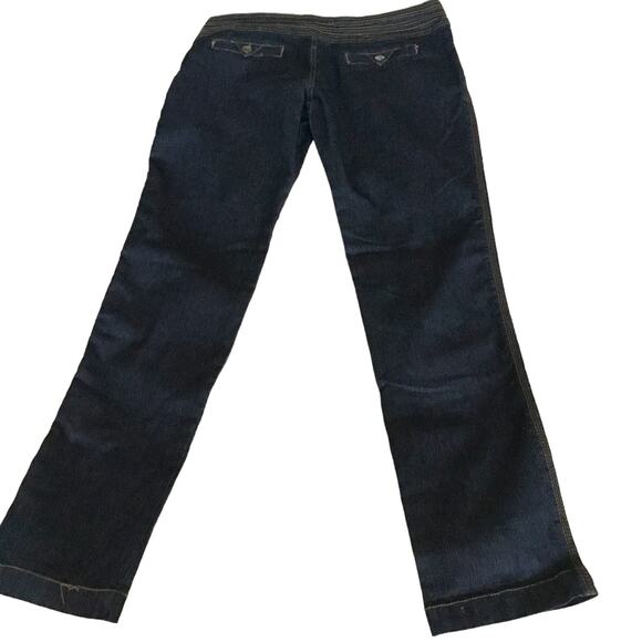 Street Trouser Jeans Low Waist Black Wash Stretchy Straight Womens 13 NWT Y2K - Picture 3 of 10